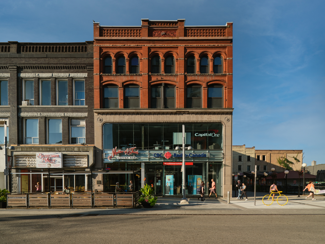 Exterior elevation of 119 King Street in Kitchener